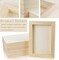 10 Pcs 5x7 Wood Panel Boards, Unfinished Wood Canvas Wooden for Painting, Arts, Pouring Use with Oils, Acrylics